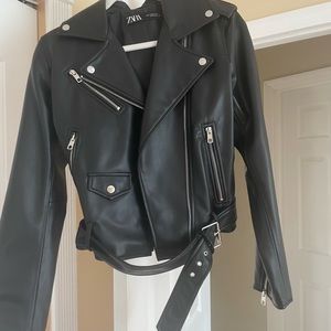 Zara Faux Leather Jacket